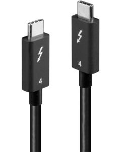 LINDY LNY-31120 :: Кабел Thunderbolt 4, 40Gbps, Type C M-M, пасивен, 1.0 м