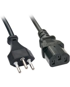 LINDY LNY-30418 :: Захранващ кабел, CH към C13, 3.0 м