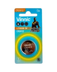 Бутонна батерия литиева 3V CR2412  VINNIC