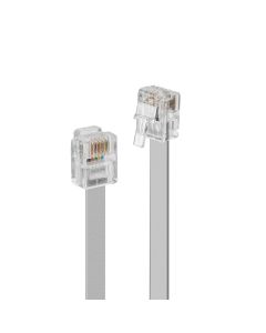 LINDY LNY-34223 :: Кабел RJ-12, 6P6C, сив, 2.0 м