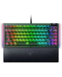 Razer BlackWidow V4 75% Phantom Green Edition, US Layout, Razer Chroma RGB, Hot-swappable Design