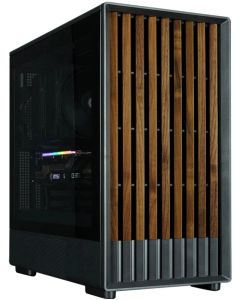 Zalman кутия Case mATX - P10 NAMU BLACK - Wood, USB-C