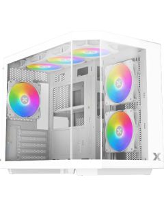 Xigmatek кутия Case mATX - Cubi M Arctic - 6 ARGB Fans