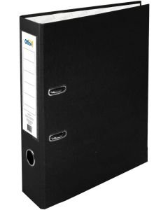 Office 1 Класьор, 8 cm, PP, несглобен, черен, 50 броя