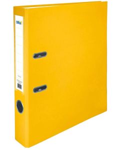 Office 1 Класьор, 5 cm, PP, несглобен, жълт, 50 броя