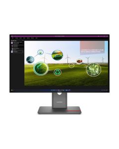 Lenovo ThinkVision P27Q-40 - 27" - 2560 x 1440 QHD @ 120 Hz - IPS - 350 cd/m² - 1500:1 - DisplayHDR 10 - 4 ms - HDMI, DisplayPort - Черен