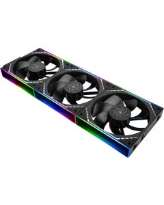 Thermalright Комплект вентилатори Fan Pack 3-in-1 3x120mm - TL-M12QR x 3 - Reverse, Infinity Mirror