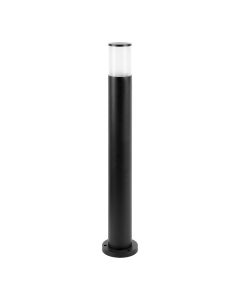 Градинско осветително тяло max 15W, Al+glass, стълбче h=80cm,IP44,черен - ORNO DALIA AD-OP-6568BE27SM