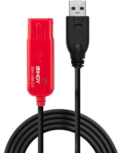 LINDY LNY-42923 :: USB 2.0 активен удължител, 30.0 м