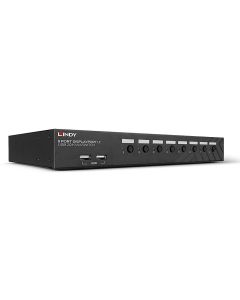 LINDY LNY-39540 :: 8-портов DisplayPort 1.2, USB 2.0 & Audio KVM превключвател
