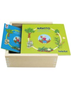 Beleduc Пъзел Кое къде расте, дървен