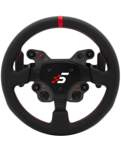 SIMAGIC GT1-SR Кръгъл волан, пера за превключване, кожа, QR70, 4 бутона, черен