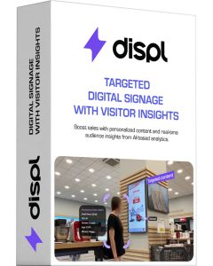 Displ, Targeted Digital Signage with Visitors Insights, 1 year license