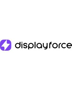 Displayforce PublicCloud TemplateEditor 12 months. Visual Tool to create dynamic templates with content generation, multiple screens, layers, animations, effect and connection with external sources, databases, services without coding