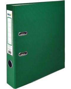 Office 1 Класьор, 5 cm, PP, с метален кант, несглобен, зелен, 50 броя