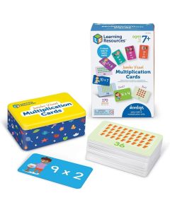 Learning Resources Комплект карти за умножение, с картинки