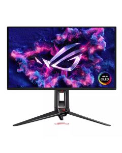 ASUS XG27UCDMG, 26.5\'\' 240Hz, QD-OLED UHD 16:9, 450cd-m2, 0.03ms, 2xHDMI, DP, USB-C, USB Hub, Черен