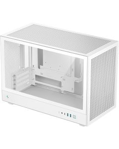 DeepCool CH260 WH, Mini Tower, Mini-ITX, 2xUSB3.0, 1xType-C Gen 2, 1xAudio, Mesh Panel, White, 2Y, R-CH260-WHNGM0-G-1