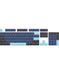 Marvo капачки за клавиатура Custom Keycap Set PBT, 104 keys, Dark Blue, Black, Cyan - MARVO-KP-01-BL