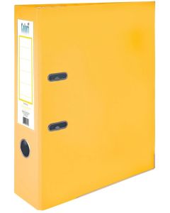 Colori Класьор, 8 cm, PP, с метален кант, несглобен, жълт, 50 броя