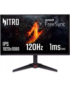 Acer Nitro VG240YGbip, 23.8\'\' FHD (1920x1080) IPS, ZeroFrame, 120Hz, 1ms (VRB), AdaptiveSync, 250nits