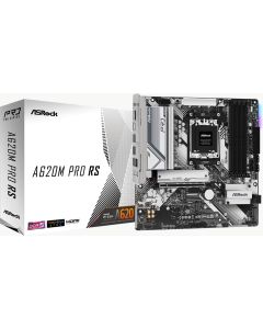 ASROCK MB Desktop A620AM PRO-A, AM5, 4x DDR5, 1x PCIe 4.0 x16, 1x PCIe 3.0 x16, 2x Hyper M.2(PCIe Gen4x4), 1x M.2 Ultra, 2x SATA3 6.0
