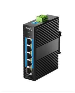 Суич Cudy IG1005P Индустриален 5-Port 10-100-1000M PoE+ Switch 65W