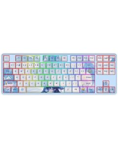 Геймърска Bluetooth и безжична механична клавиатура Redragon Star Blade Pro K707AK-RGB-PRO - бяла