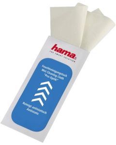 HAMA Pro-Optik Мокри кърпи за почистване на очила, фотоапарат, екран, 10 бр. кърпи в пакет