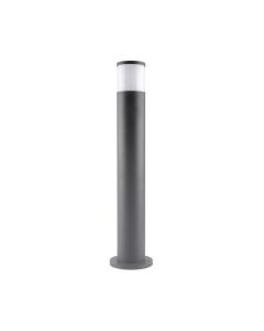 Градински осв., max 20W, Al+glass, стълбче  ø16.5 x h=75.6cm,IP54,антрацит - VL LED VK/01091/AN/75