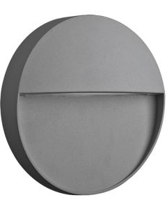 Стенен дек. осв.-кръгъл, 220-240V, 4W, 3000K, 160lm, CRI>80, IP54, ø11x2.6cm, антрацит - VL LED VK/02148/AN/W