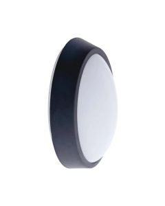 LED плафон-овал 8W 4000K, IP64, черен - VL LED VK/02162/B/C