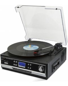 Technaxx TX-22+ Bluetooth грамофон и касетофон с функция за дигитализация