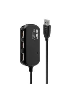 LINDY LNY-42781 :: Активен USB 2.0 хъб + 8 м удължител