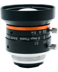 HIKROBOT MVL-HF0628M-6MPE :: Machine-Vision обектив, FA Series, HF, 6мм, C-Mount, F2.8-F16, Ø 9мм (1-1.8'')