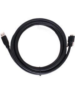 HIKROBOT MV-ACU3-MBMs-AM-ST-3m, Micro USB-B мъжки към USB-A мъжки, USB 3.0, 3.0 м, черен