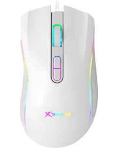 Xtrike ME Геймърска мишка Gaming Mouse GM-314 White - 7200dpi, RGB