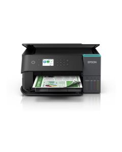 Epson EcoTank L6360, Цветен Мастиленоструен, print/scan/copy, A4, 35/23 стр./мин, 4800 × 1200 dpi, Wi-Fi, USB, LAN, duplex, черен