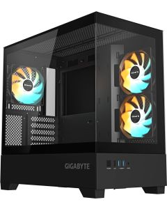 Кутия GIGABYTE C201 PANORAMIC + 3 ARGB Вентилатора