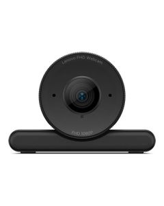 LENOVO, FHD 1080p, фиксиран FOV78, двойни микрофони, автофокус, USB-A, 1.5m, фиксиран кабел, черен