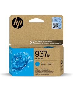Оригинален патрон HP Evomore No937e, 4S6W6NE, 1650 страници-5%, Cyan