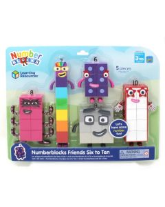 Learning Resources Комплект фигури за броене Numberblocks, от 6 до 10