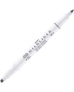 Zebra Текст маркер Mildliner Cool & Refined, двоен, сив