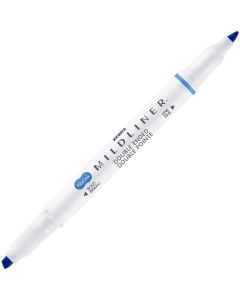 Zebra Текст маркер Mildliner Cool & Refined, двоен, тъмносин