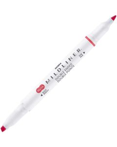 Zebra Текст маркер Mildliner Cool & Refined, двоен, червен