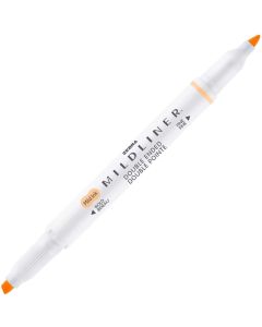 Zebra Текст маркер Mildliner Fluorescent, двоен, оранжев