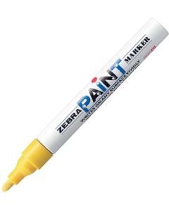 Zebra Перманентен маркер Paint Marker, 3.0 mm, жълт