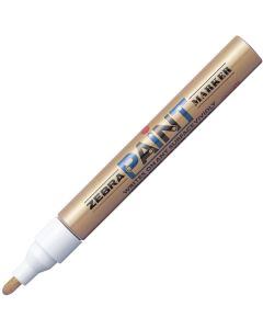 Zebra Перманентен маркер Paint Marker, 3.0 mm, златист