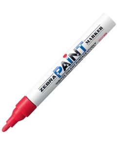 Zebra Перманентен маркер Paint Marker, 3.0 mm, червен