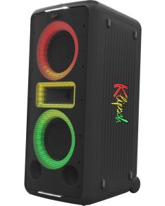 KLIPSCH New York, 35Hz-20kHz, 110 dB, RGB Light, Trolley Wheels, Bluetooth 5.2, Echo, черен